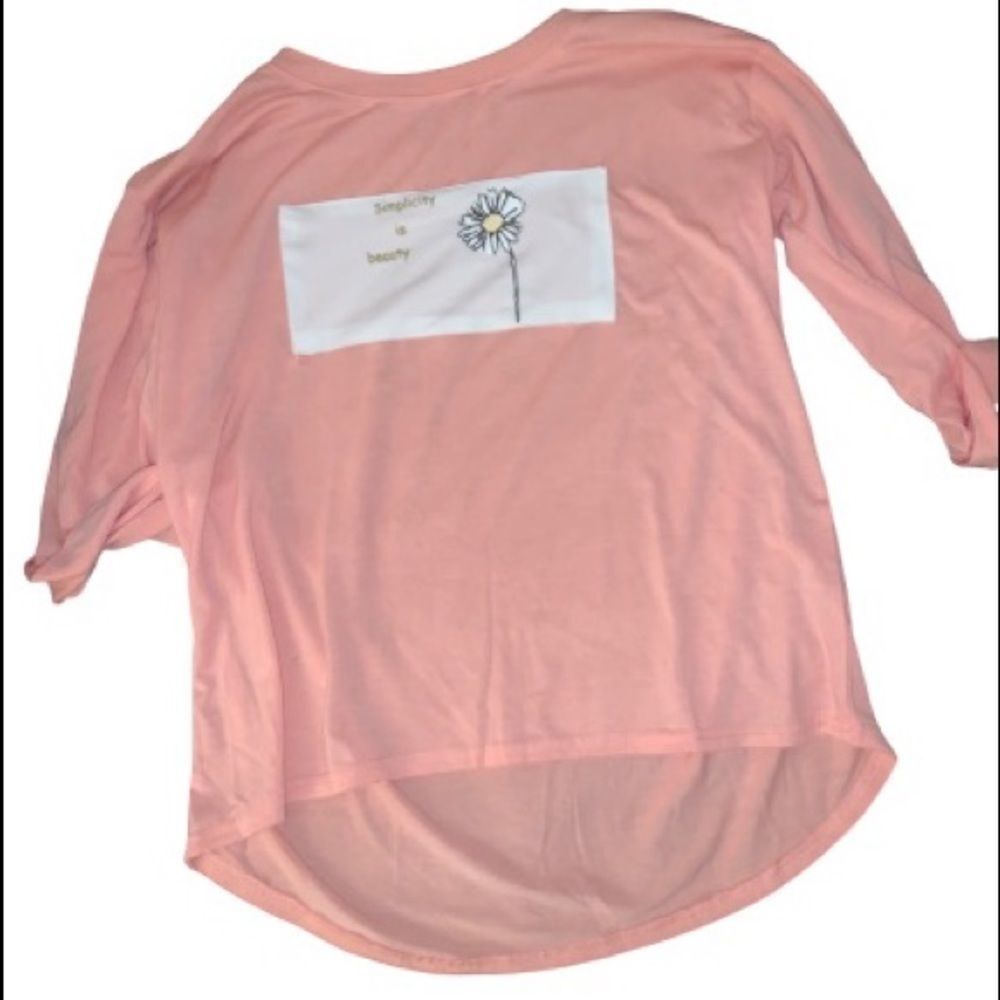 Simplicity is beautiful quarter length Tee(NWOT)